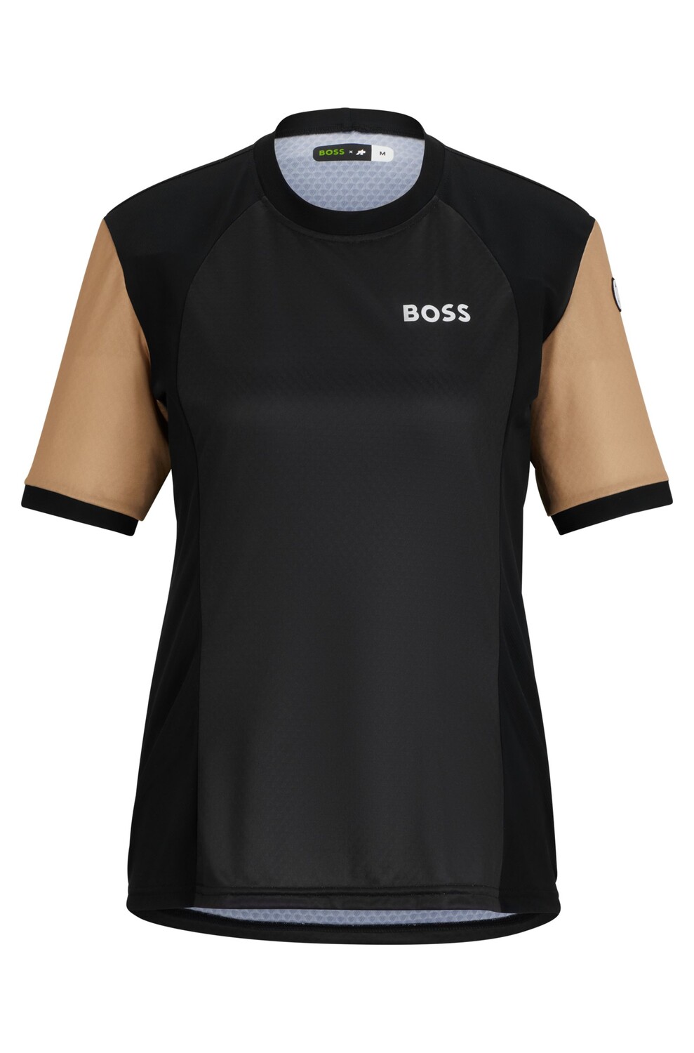 

Спортивная футболка Boss x Assos Regular-fit Upf35 Jersey With Branding, черный
