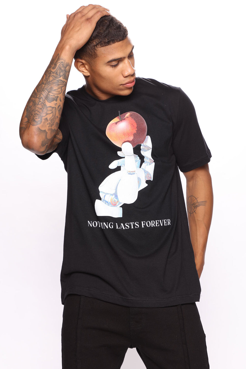 

Футболка Fashion Nova FNP1111NOTHING, черный