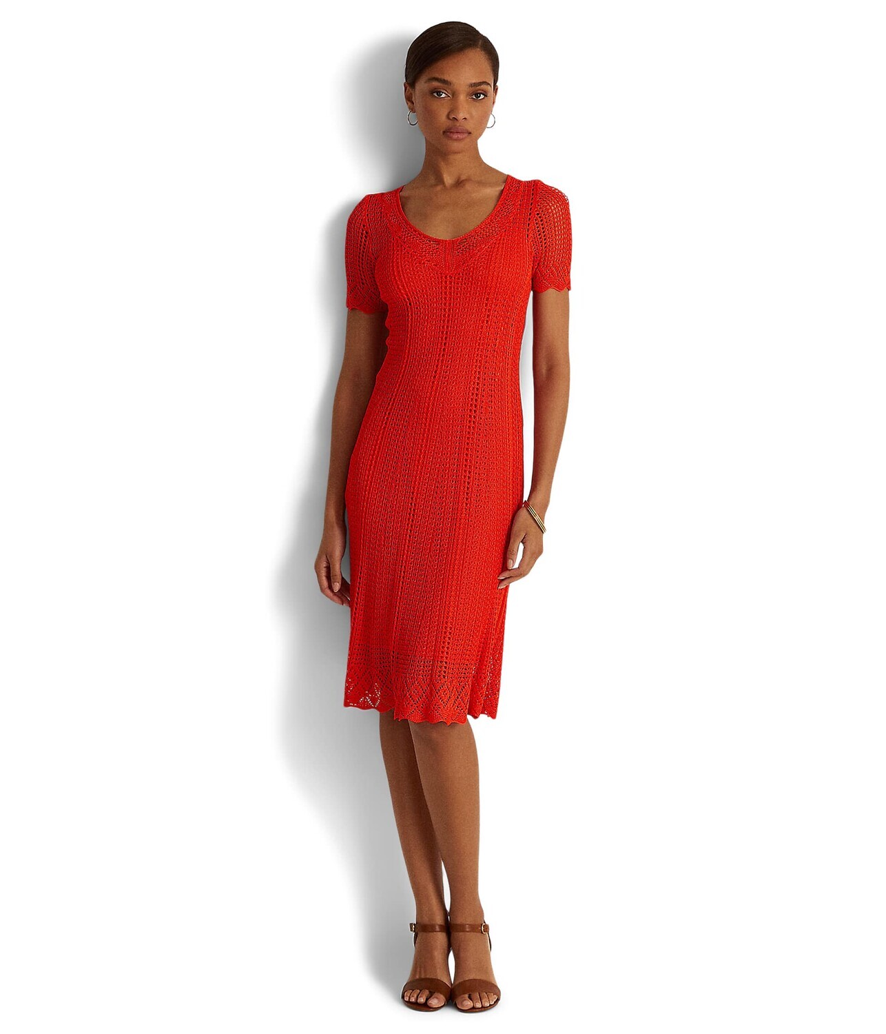 

Платье LAUREN Ralph Lauren, Pointelle Short Sleeve Dress