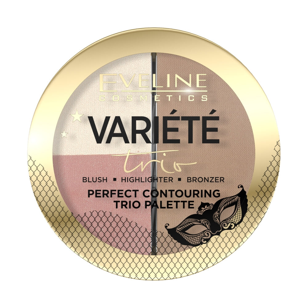 

Eveline Cosmetics Палетка для контуринга лица Variety 02 Medium 10г