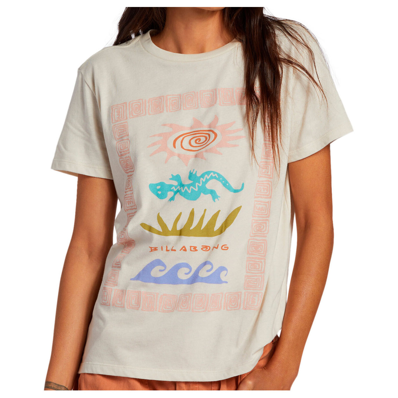 

Футболка Billabong Women's SS A/Div Tee, цвет White Cap 1