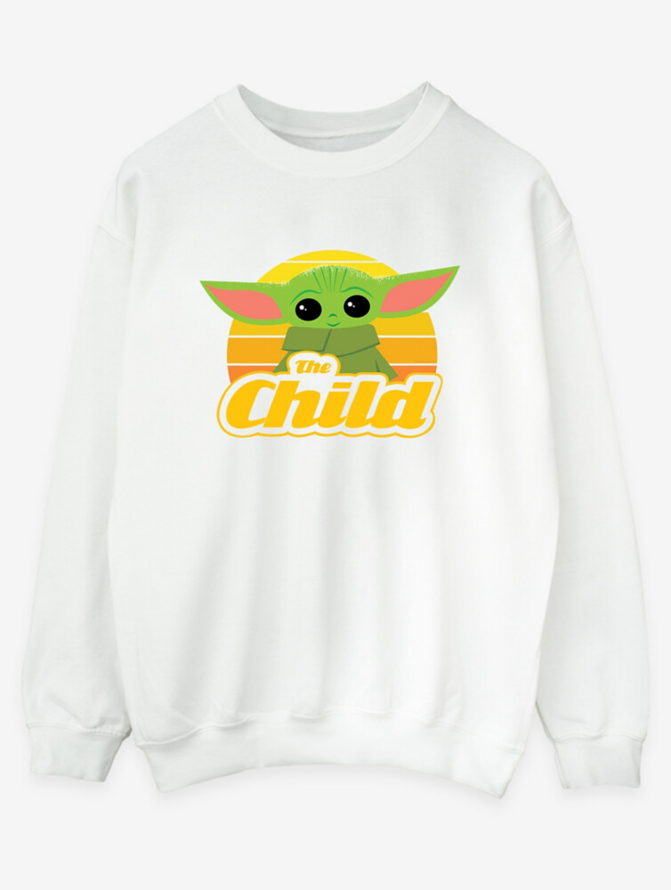 

NW2 Star Wars The Mandalorian Retro Adult White Толстовка George., белый