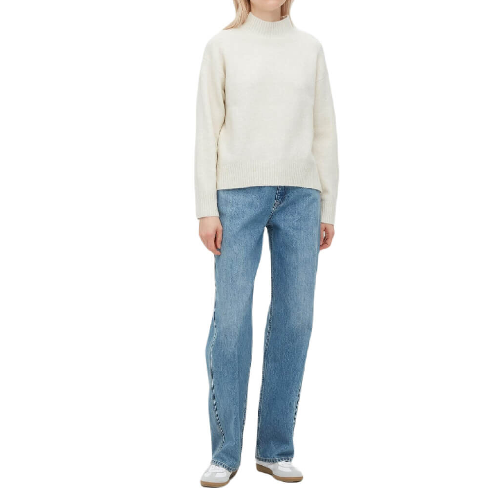 

Джемпер Uniqlo Souffle Mock Neck, белый