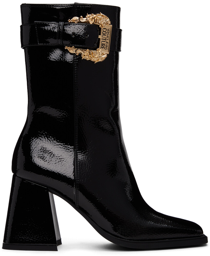 

Черные ботинки Mia Couture 1 Versace Jeans Couture, Черный