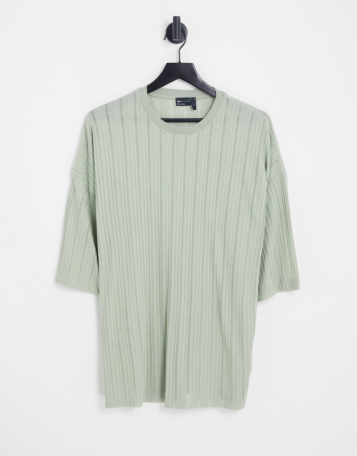 

Зеленая футболка оверсайз ASOS DESIGN