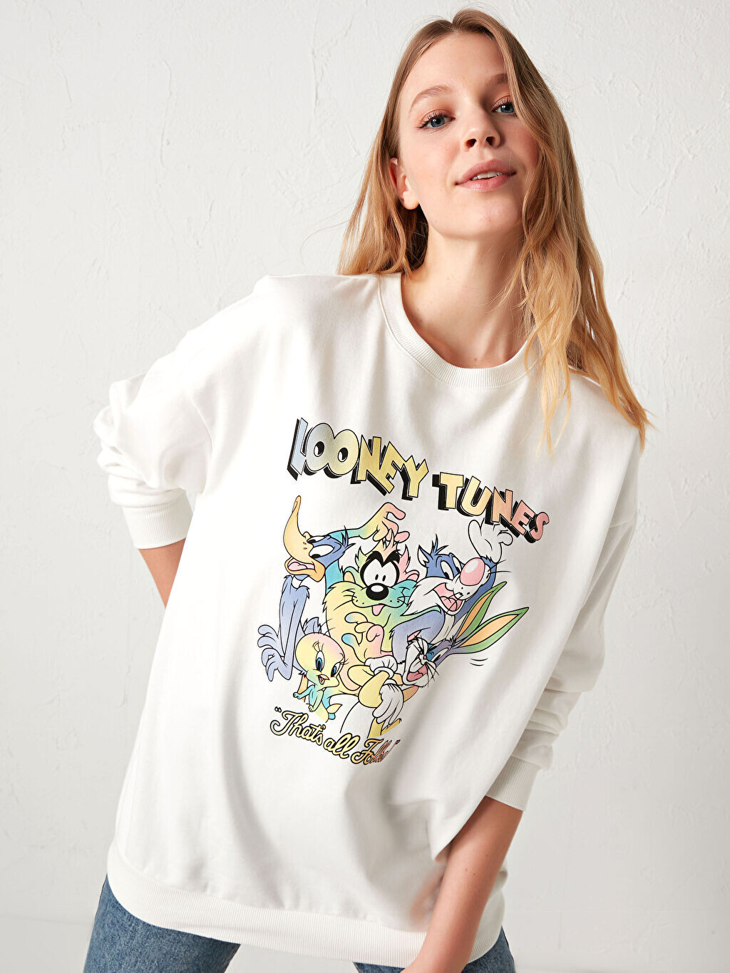 

Толстовка с принтом Looney Tunes LCW Casual