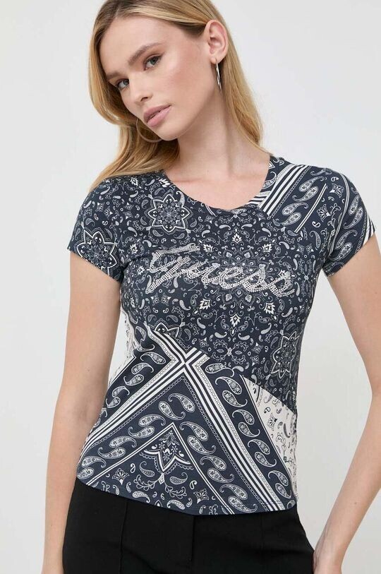 

Футболка Guess, темно-синий