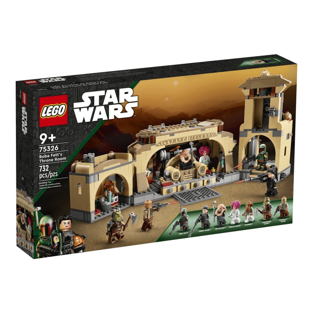 конструктор star wars тронный зал бобы фетта Конструктор LEGO Star Wars 75326 Тронный зал Боба Фетта