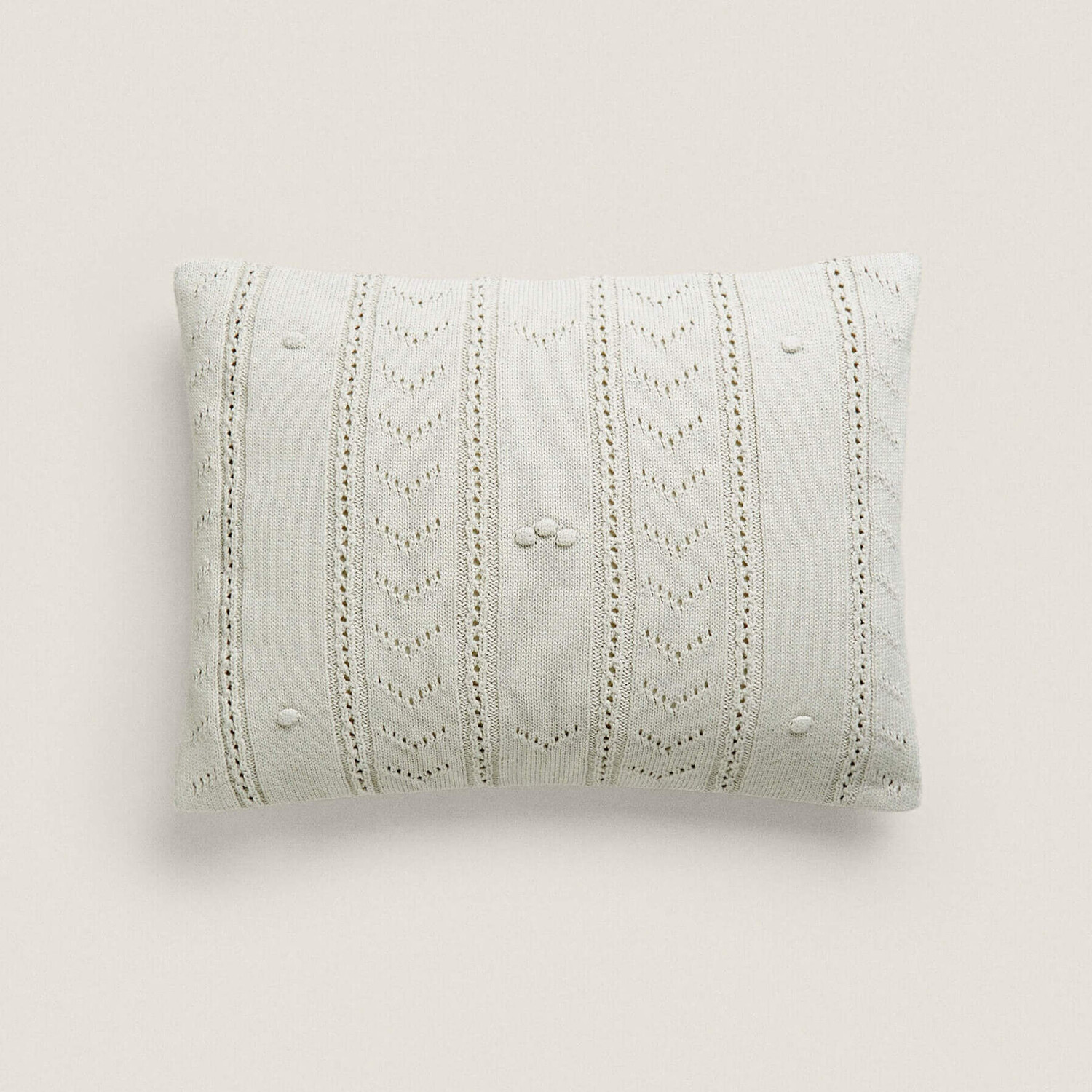 

Детский чехол для подушки Zara Home Openwork, зеленый