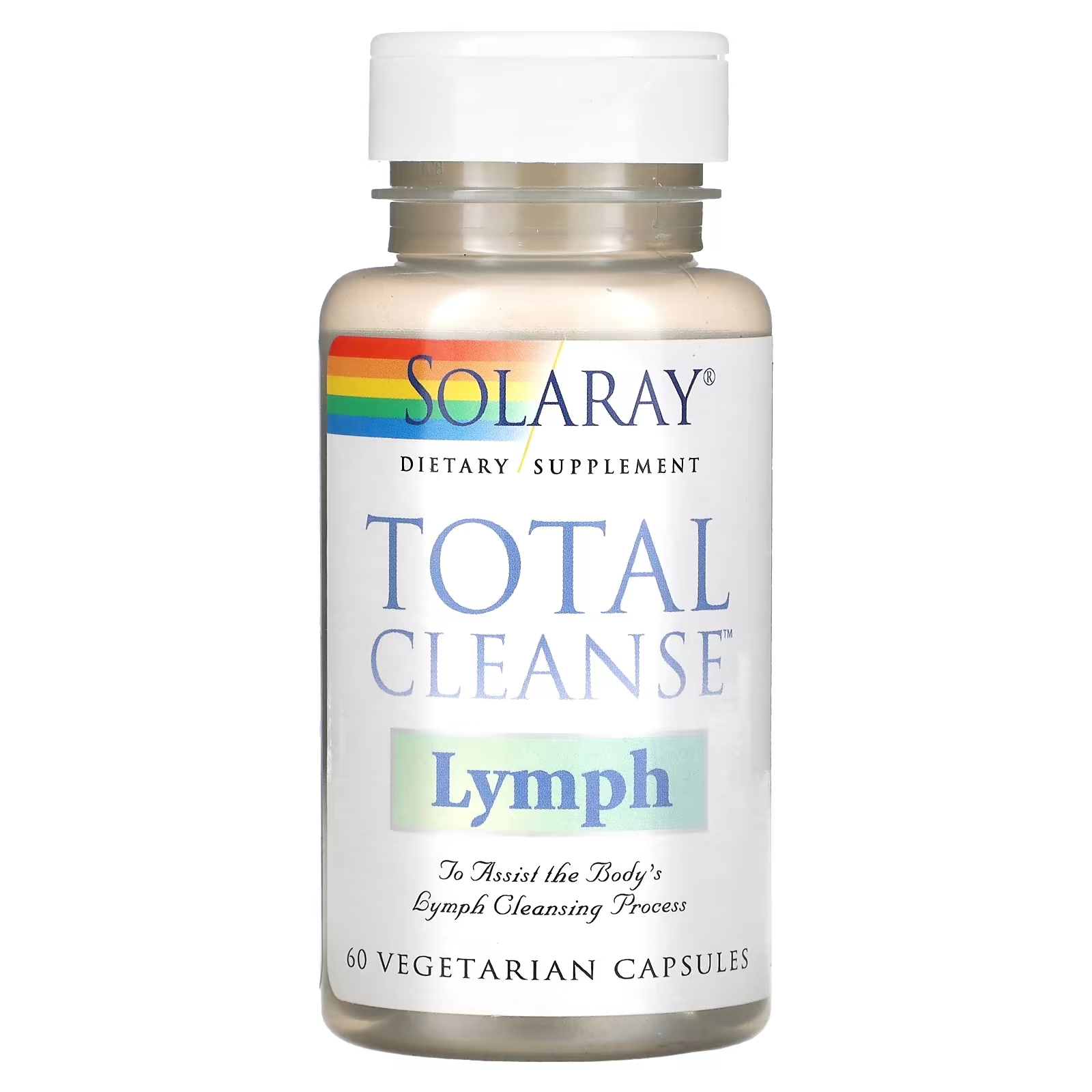 Solaray Total Cleanse для лимфы, 60 вегетарианских капсул solaray total cleanse средство для очищения от мочевой кислоты 60 растительных капсул