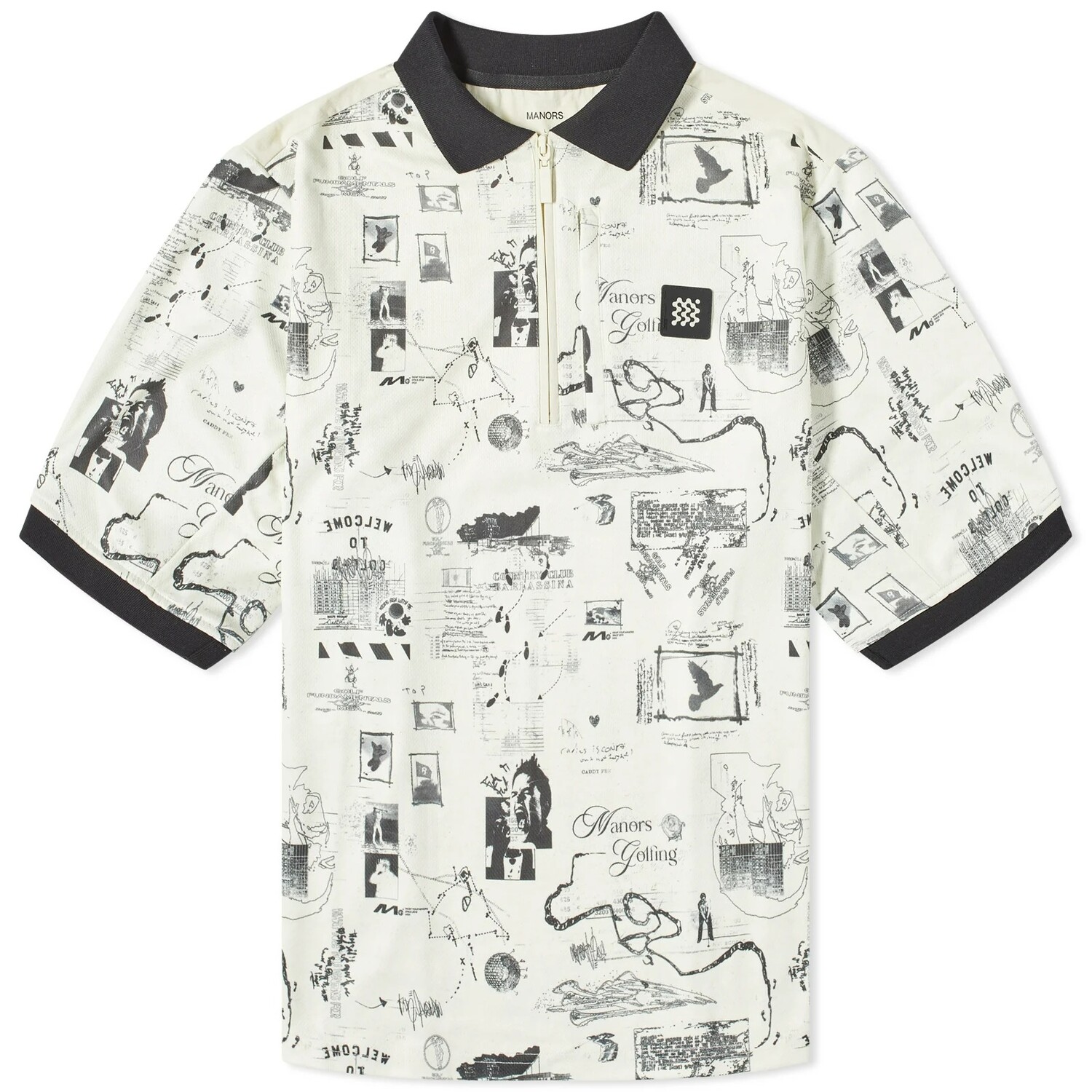 

Рубашка-поло Manors Golf Jersey, бежевый/серый