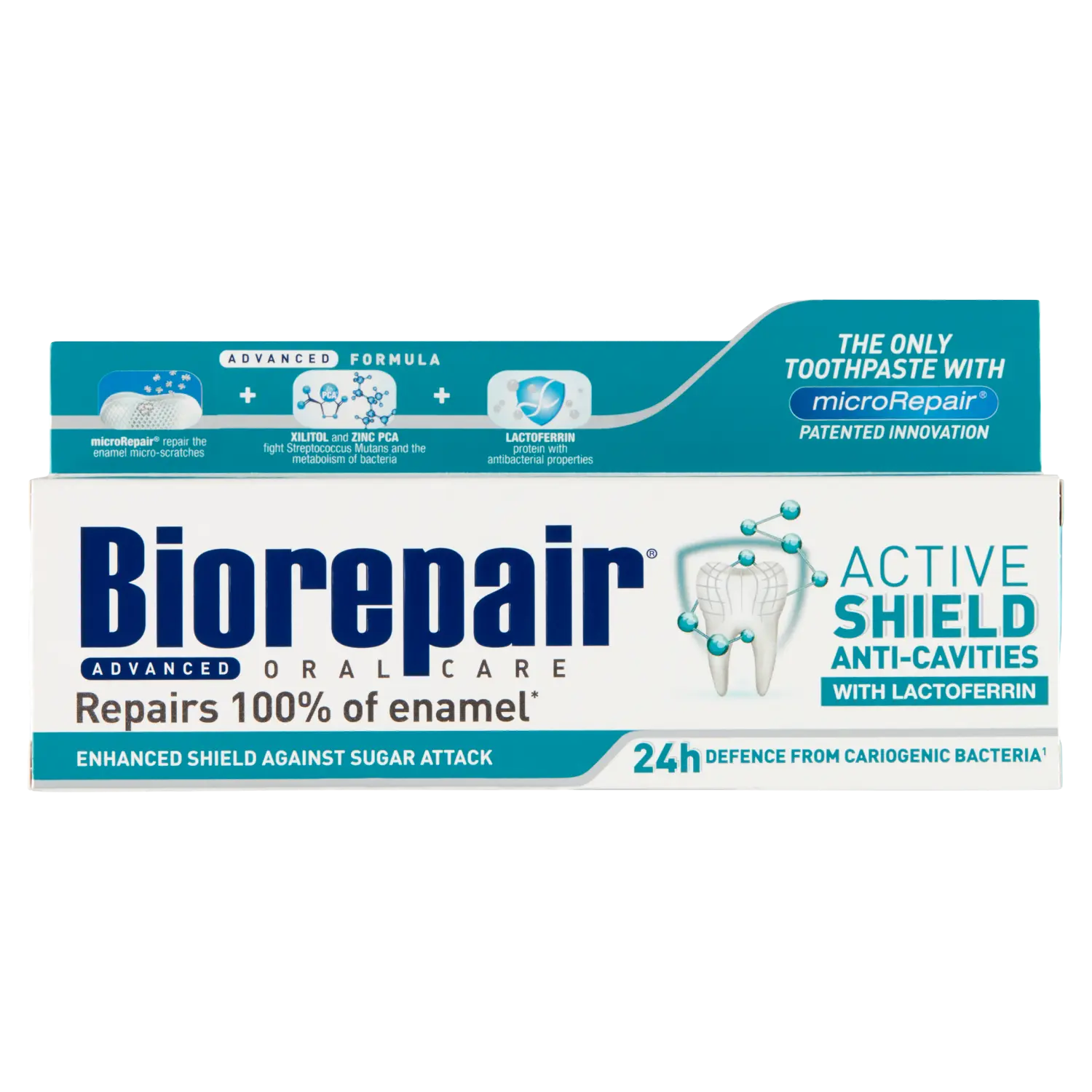 

Biorepair Aktywna tarcza зубная паста, 75 мл