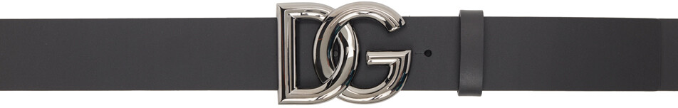 

Черный ремень с фурнитурой Dolce & Gabbana