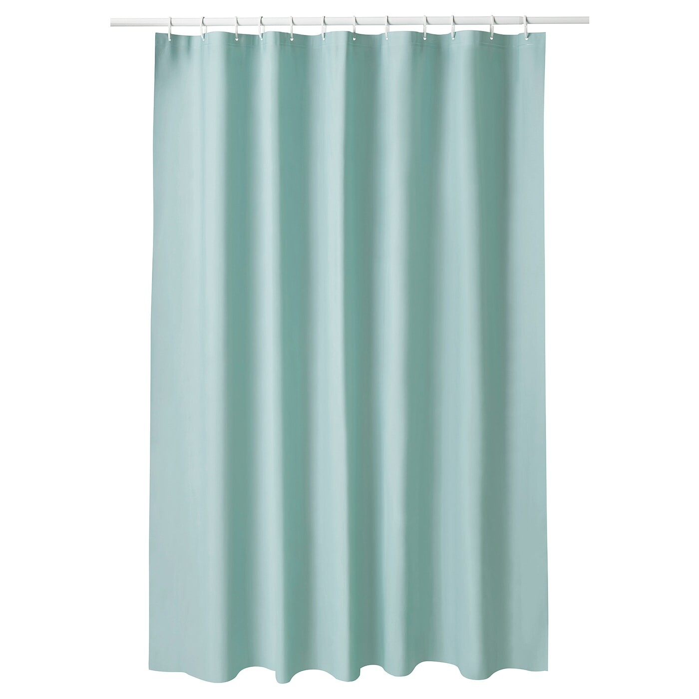 

LUDDHAGTORN Занавеска для душа, бирюзовый, 180x200 см IKEA