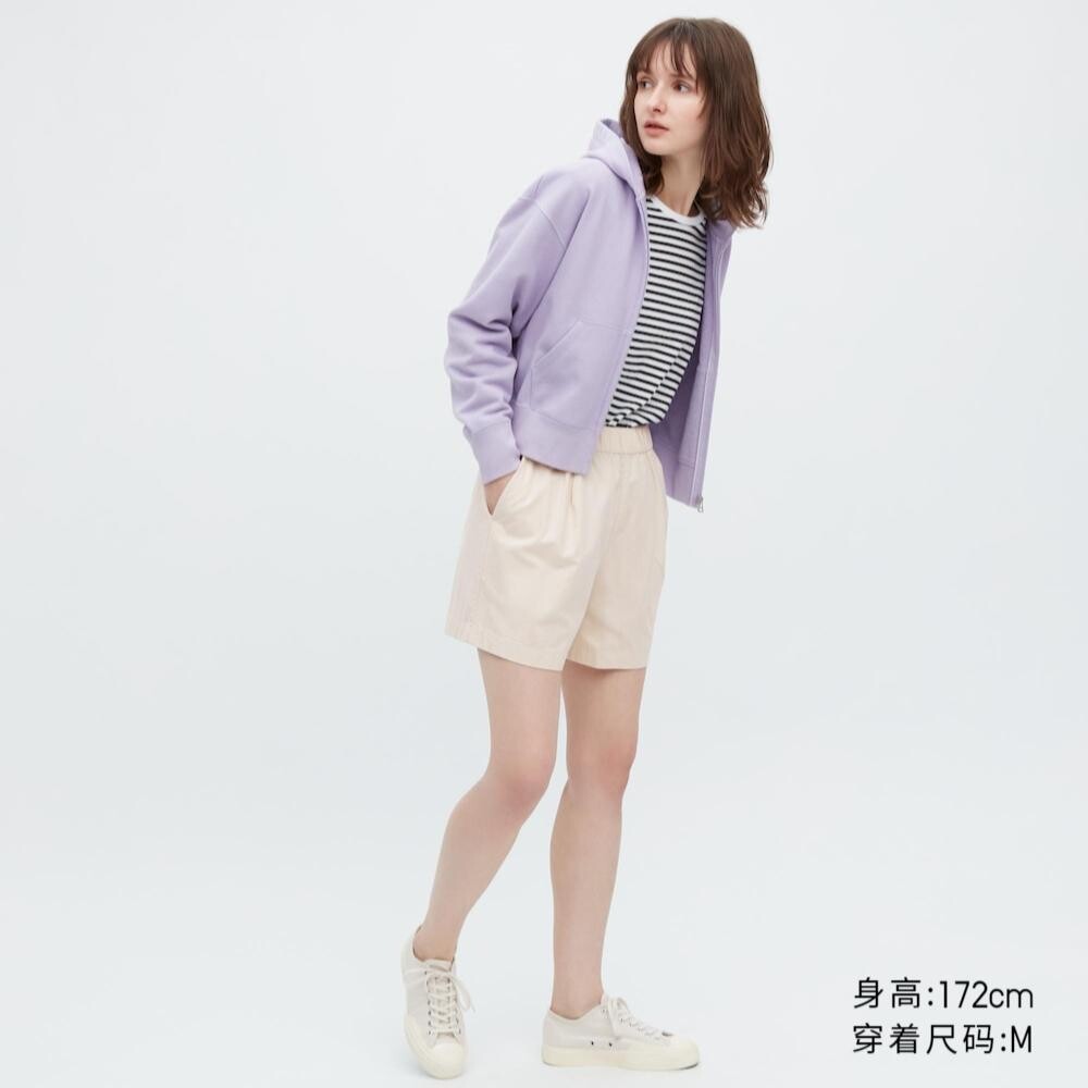

Шорты хлопковые Uniqlo, бежевый