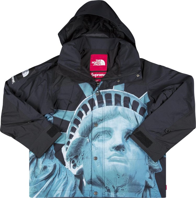 Blue supreme deals north face jacket