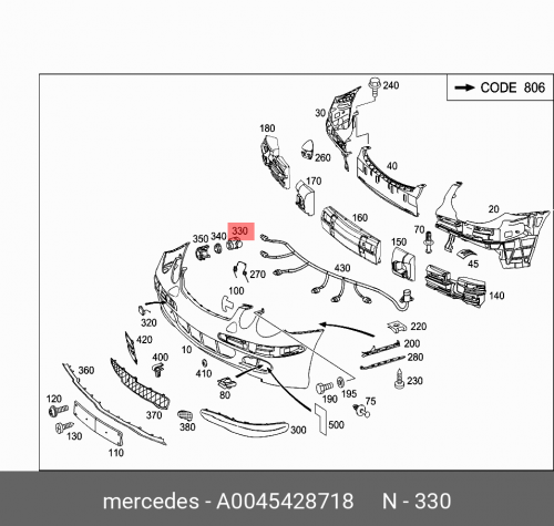Датчик парктроника MERCEDES-BENZ A004 542 87 18 yaopei 4pcs 2215420417 new pdc parking sensor sensor fits for mercedes w211 s211 e klasse a2215420417