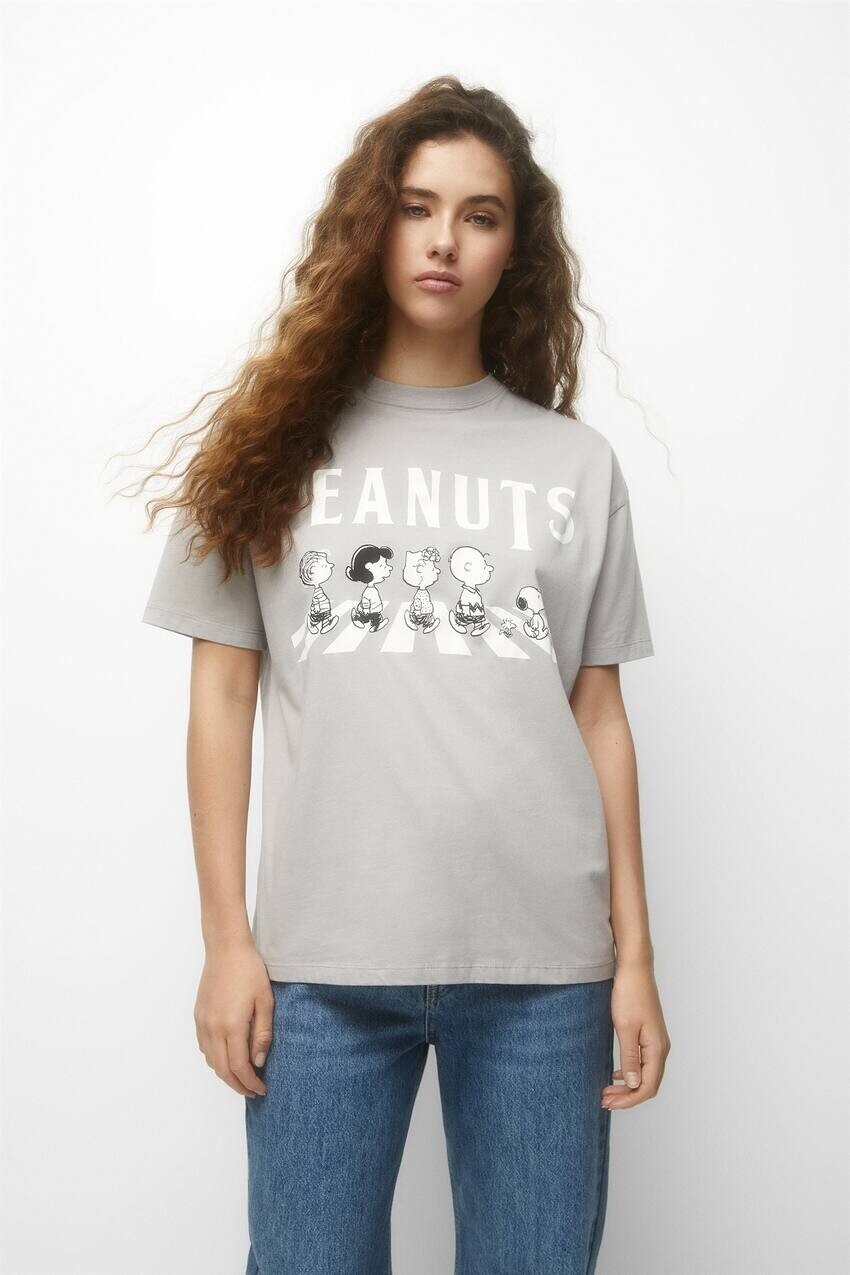 

Футболка с короткими рукавами Peanuts Pull&Bear