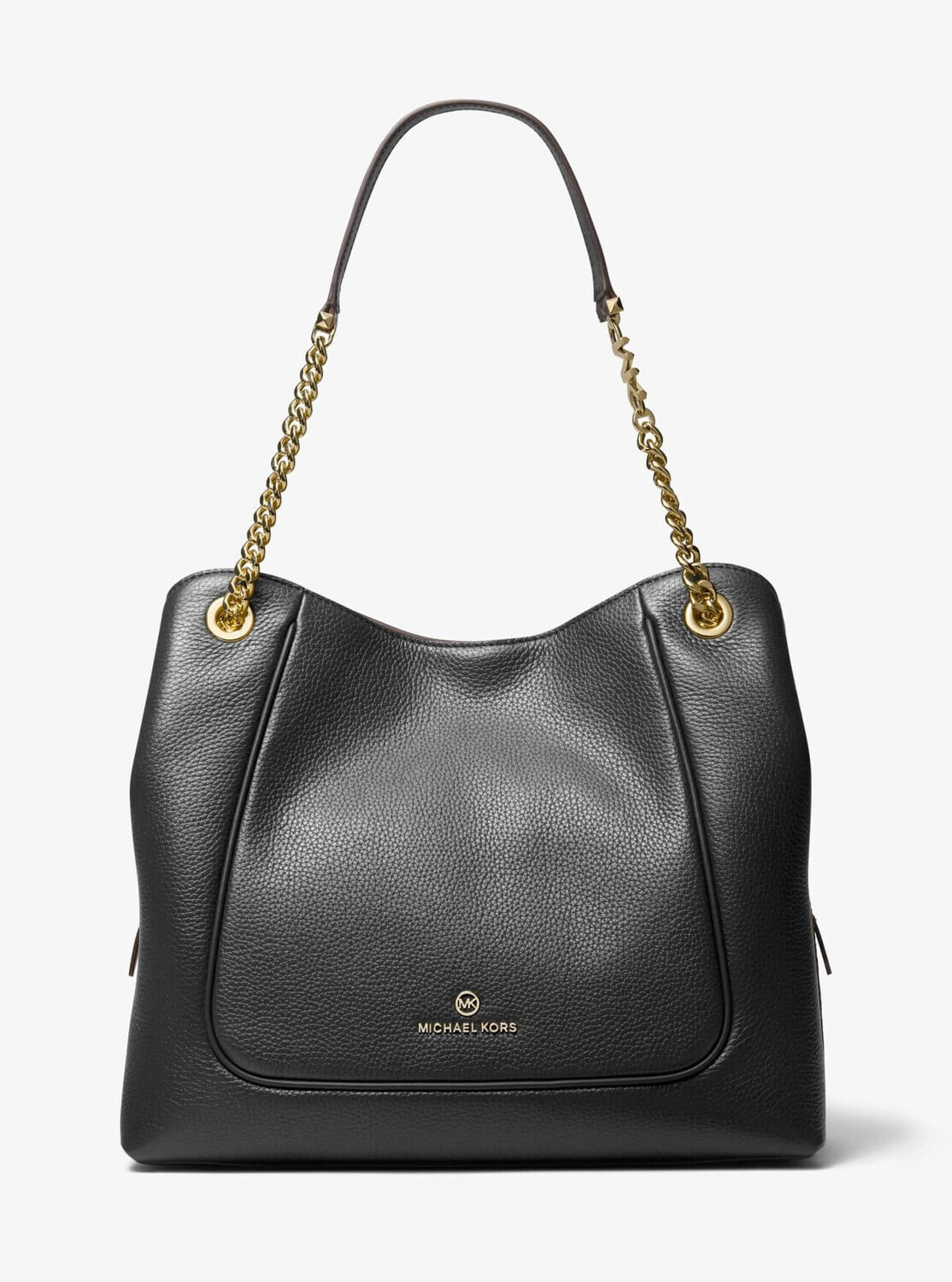 

Сумка Michael Michael Kors Piper Large Pebbled Leather Shoulder, черный