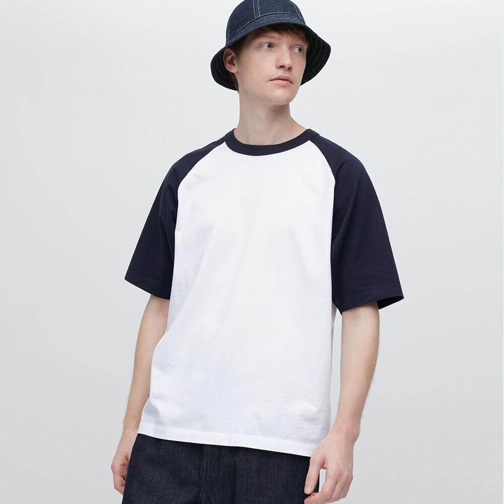 

Футболка Uniqlo Unisex, синий (Размер M)