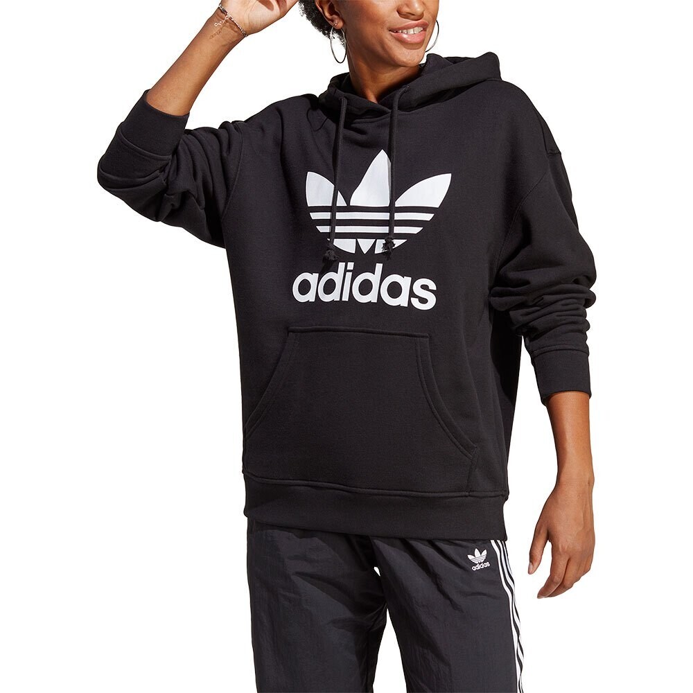 

Худи adidas Originals Trefoil, черный