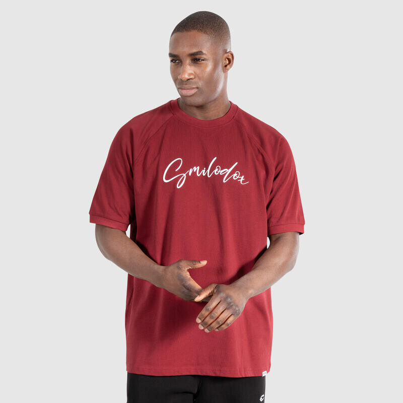 

Мужская футболка Brolin Bordeaux для спорта и отдыха SMILODOX, цвет rot