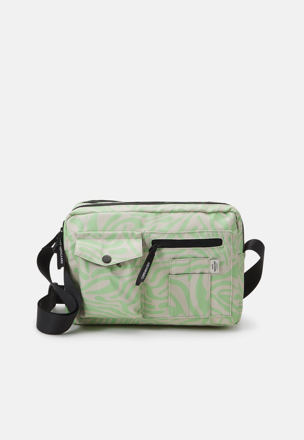 

Сумка через плечо BEL ONE ART CAPPA BAG UNISEX Mads Nørgaard, цвет zebra/paradise green