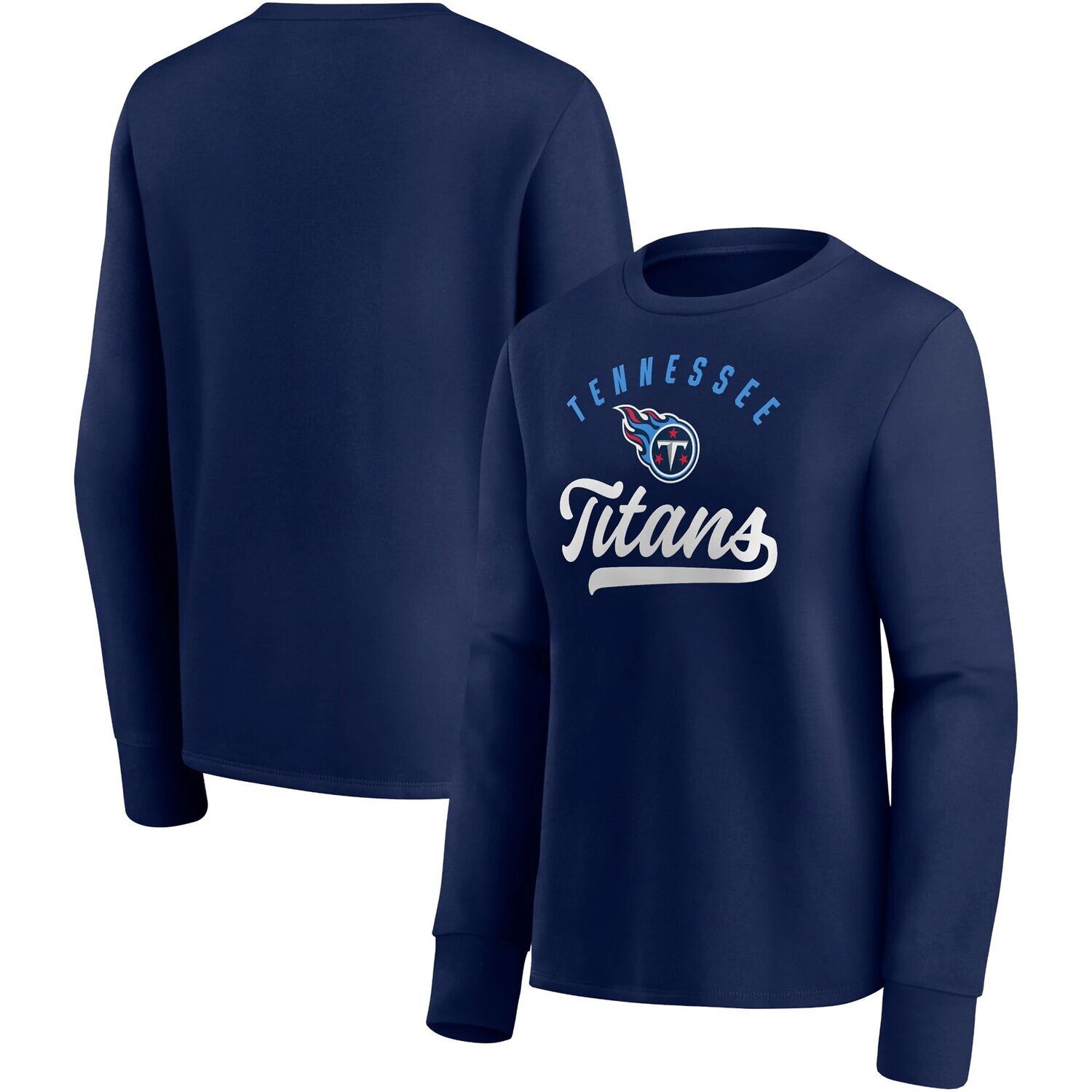 

Женский темно-синий пуловер с логотипом Fanatics Tennessee Titans Ultimate Style Fanatics
