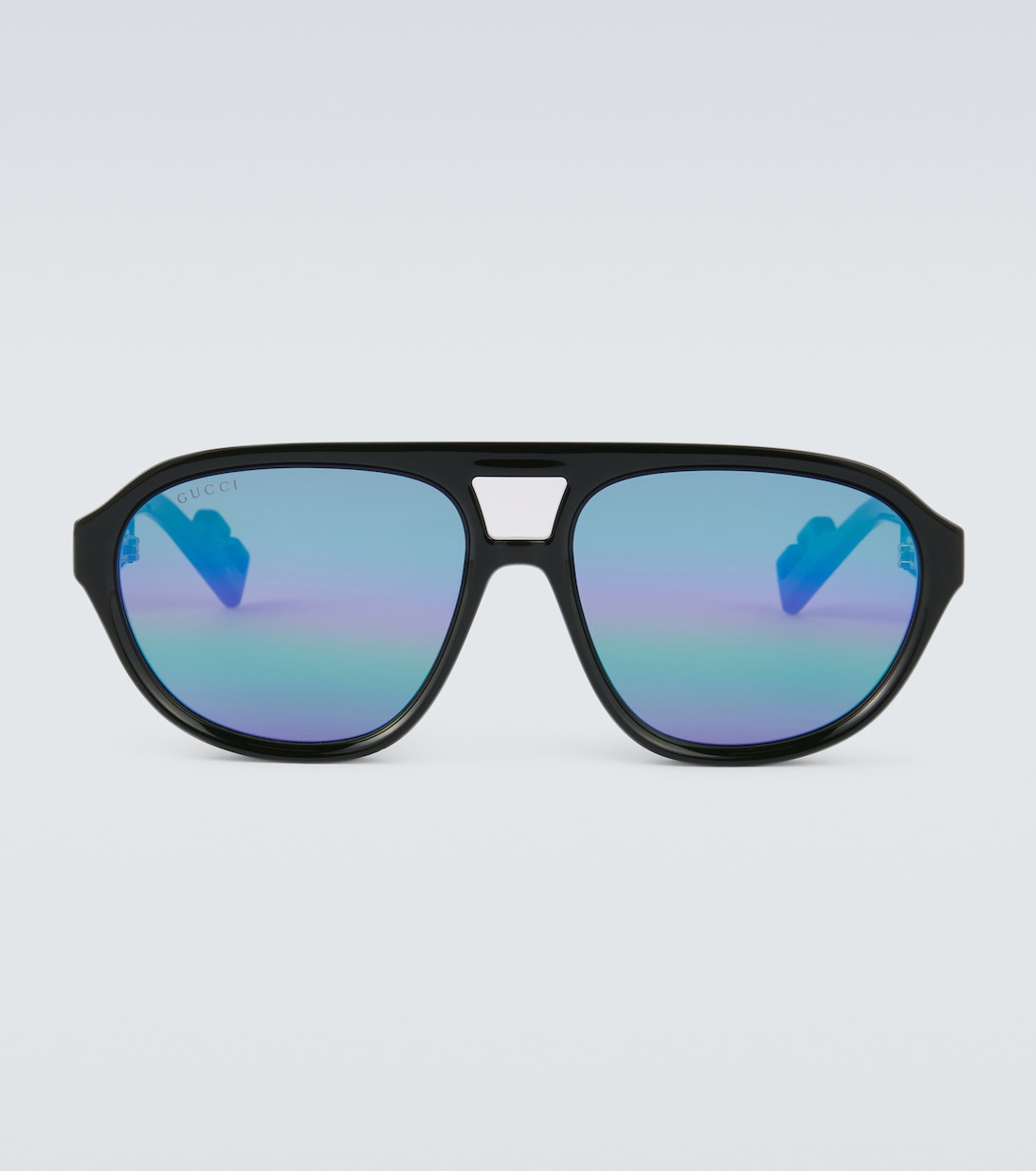 Солнцезащитные очки-авиаторы Gucci, разноцветный