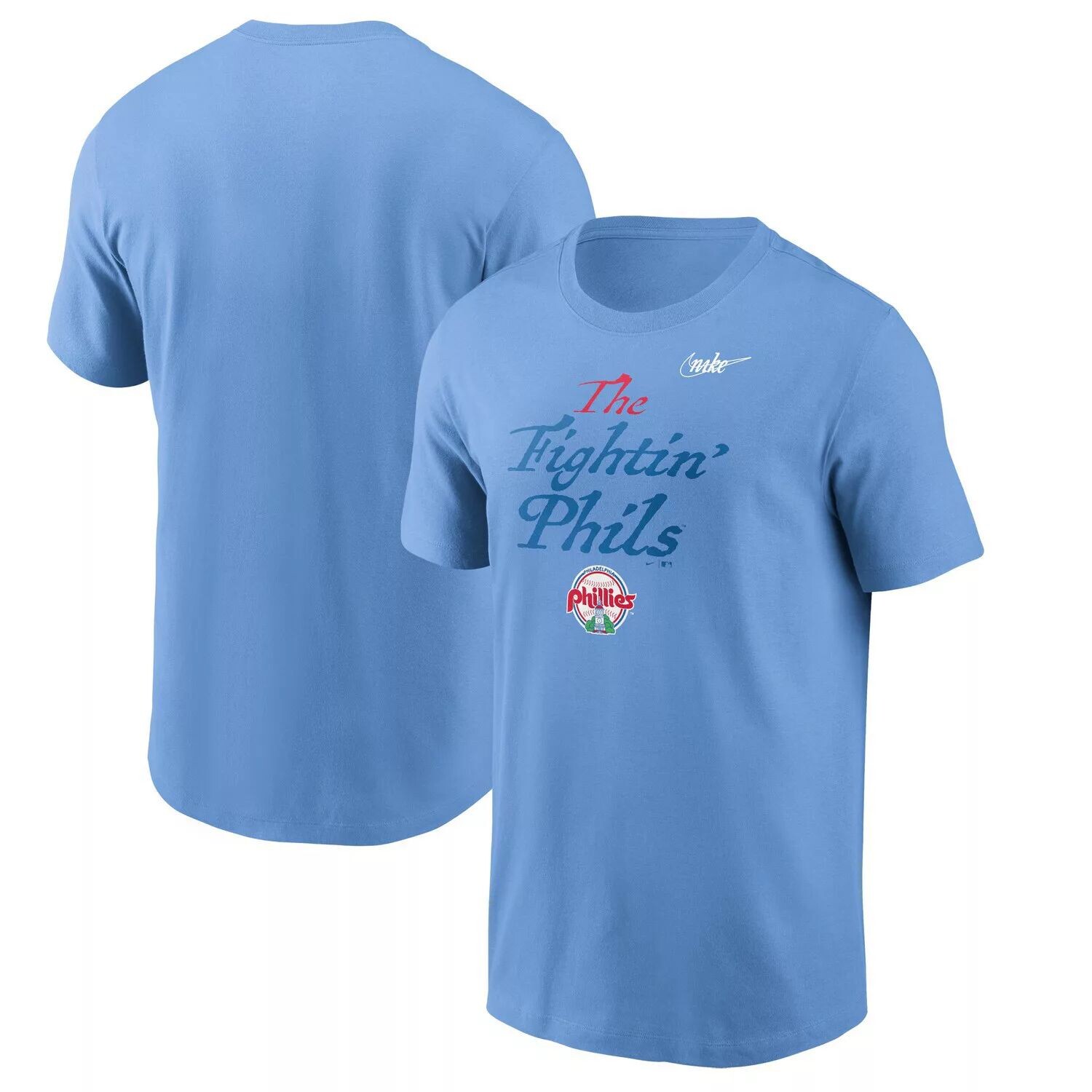

Мужская голубая футболка Philadelphia Phillies Fightin' Phils Hometown Nike