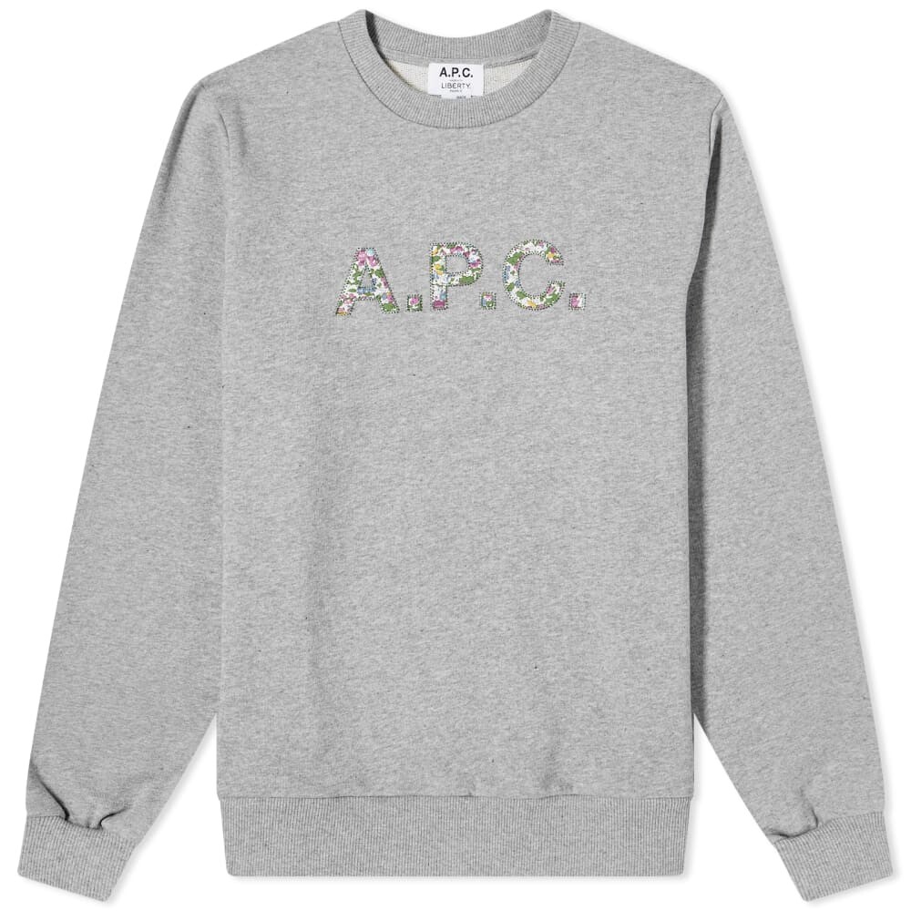 

Толстовка A.P.C. x Liberty Floral Sweat, Серый
