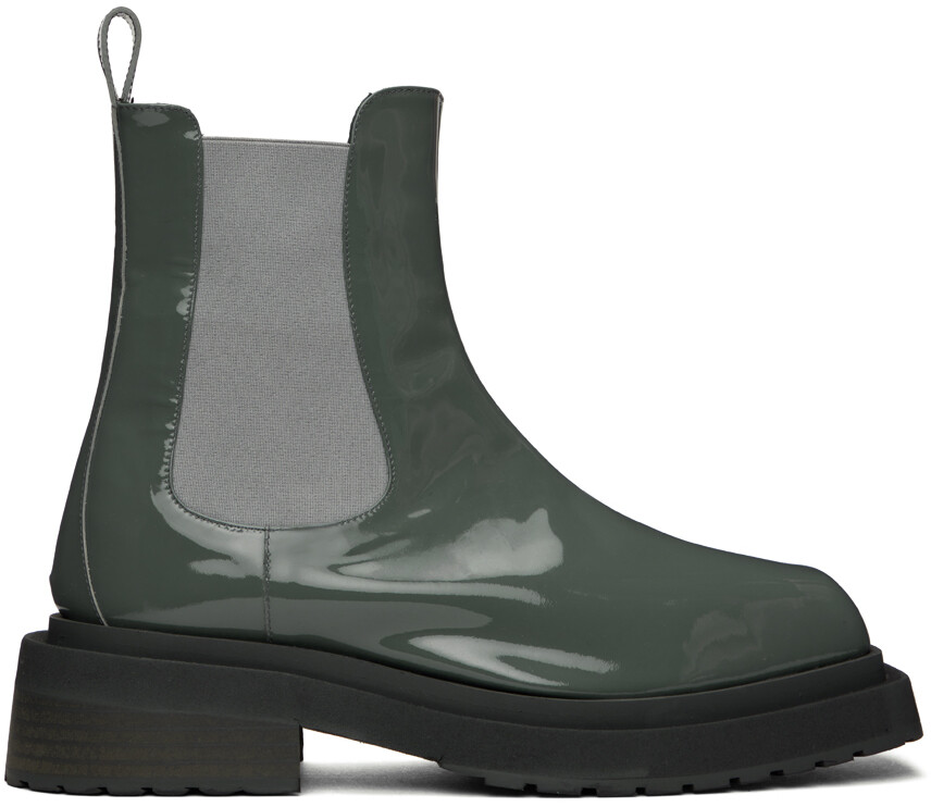 

Серые ботинки Майки Eckhaus Latta