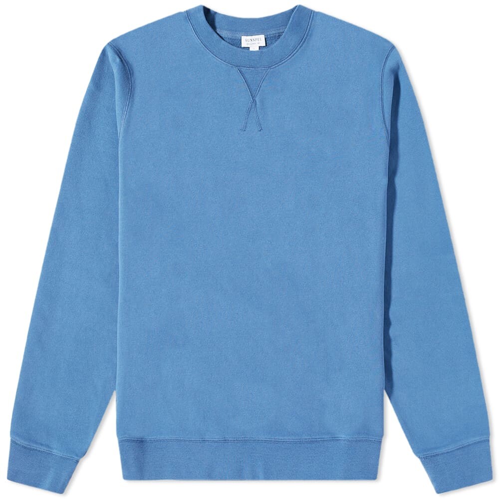 

Толстовка Sunspel Crew Sweat, Синий
