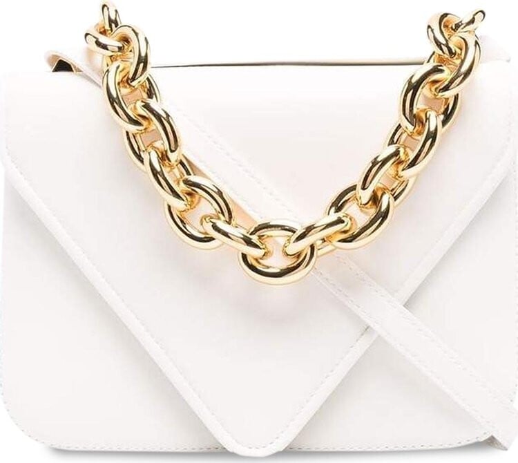 

Сумка Bottega Veneta Mount Bag White/Gold, белый