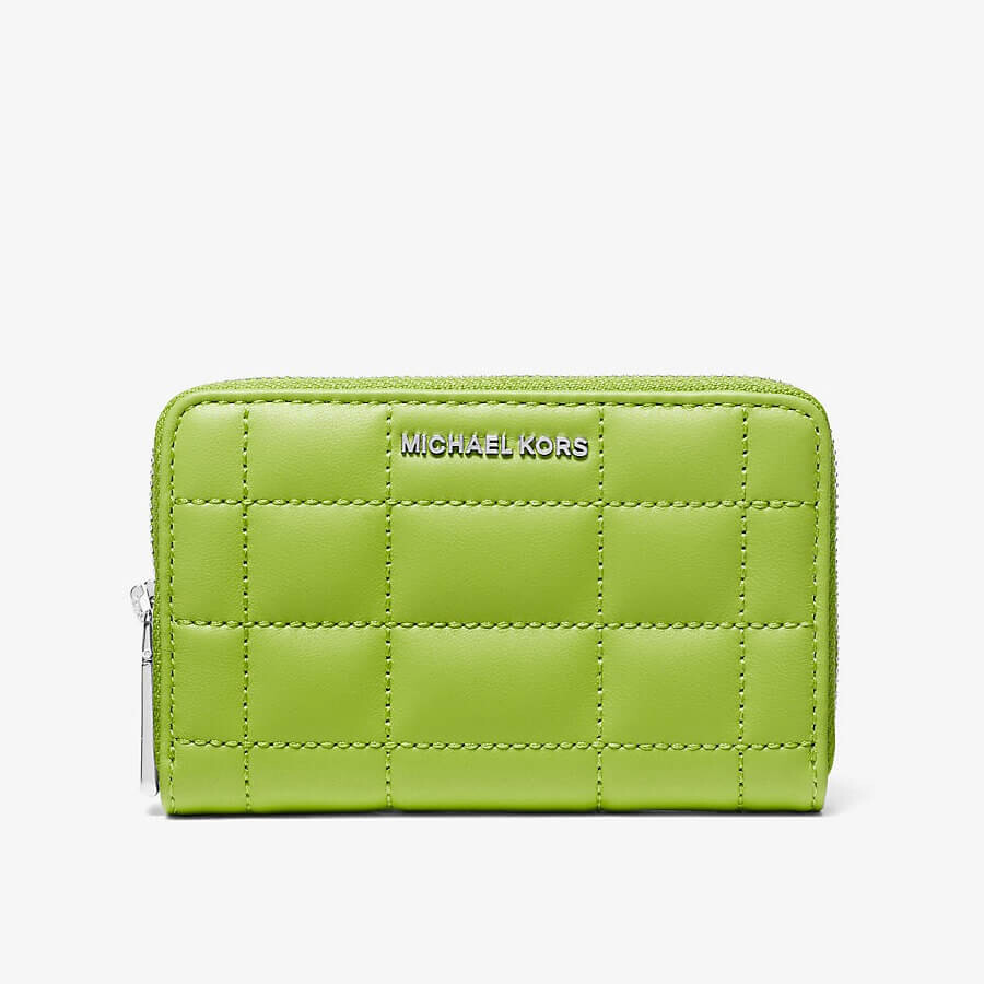 

Кошелек Michael Michael Kors Small Quilted Leather, зеленый