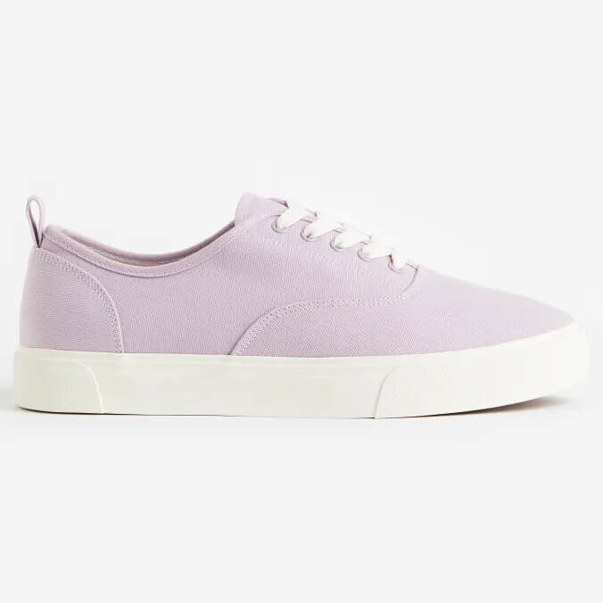 

Кроссовки H&M Canvas, светло-фиолетовый