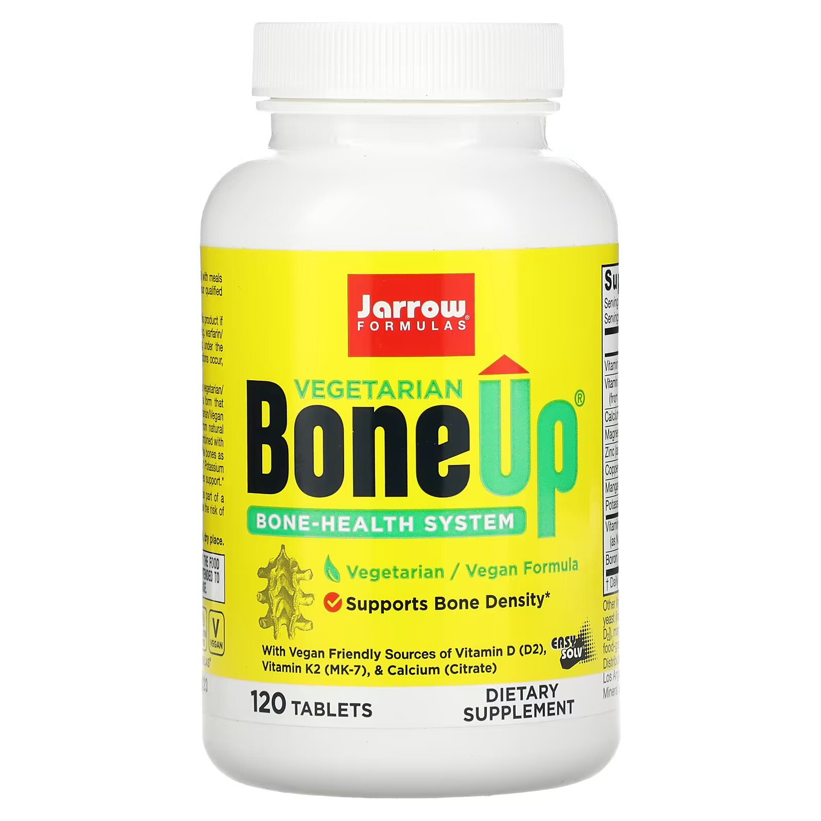 Jarrow Formulas, Bone-Up с цитратом кальция, 120 таблеток jarrow formulas ultra bone up добавка для укрепления костей 240 таблеток