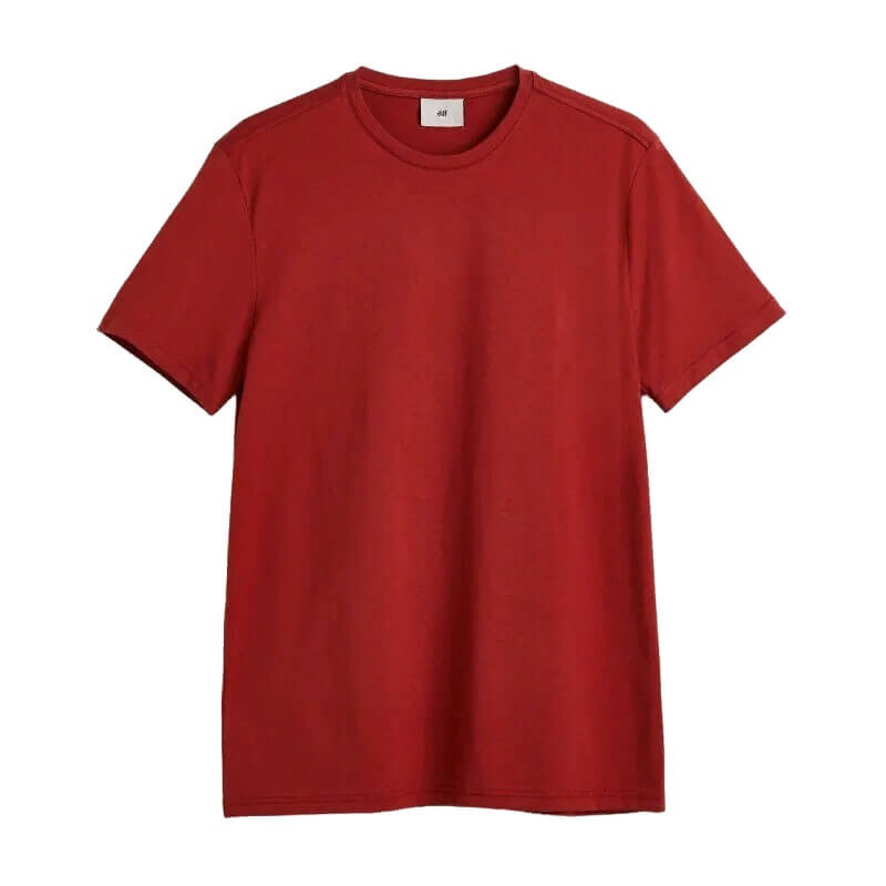 

Приталенная футболка H&M Fit Pima Cotton, красный