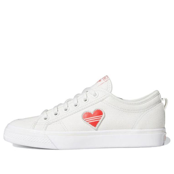 

Кроссовки Adidas originals Nizza Trefoil 'White Red', Белый