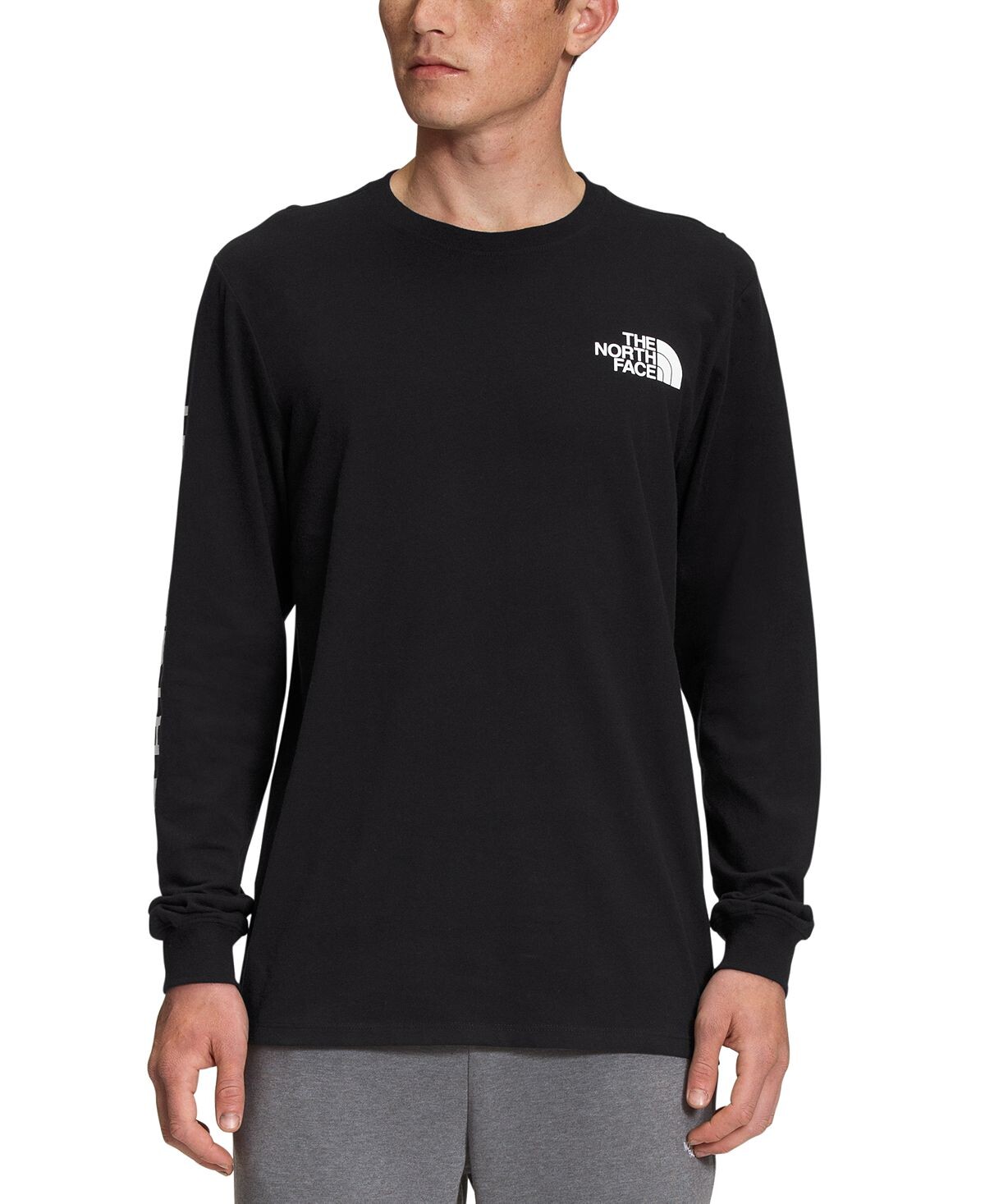 

Мужская хлопковая футболка с длинным рукавом hit The North Face, мульти