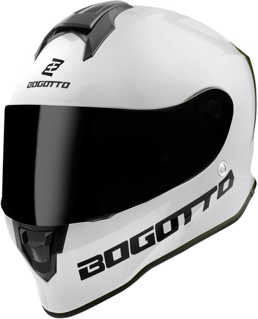 Шлем Bogotto V151 SPN с логотипом, белый