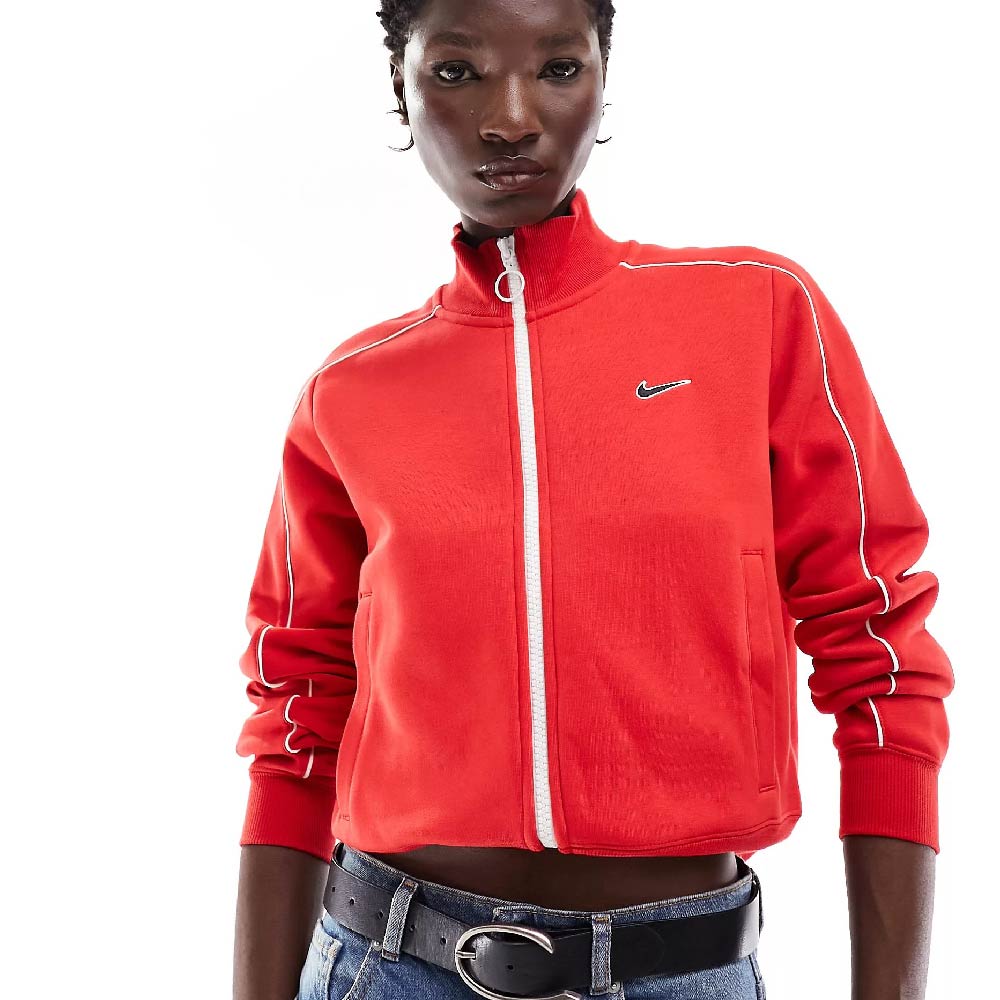 куртка флисовая мужская lancaster красная размер s Толстовка Nike Streetwear Track Fleece, красный