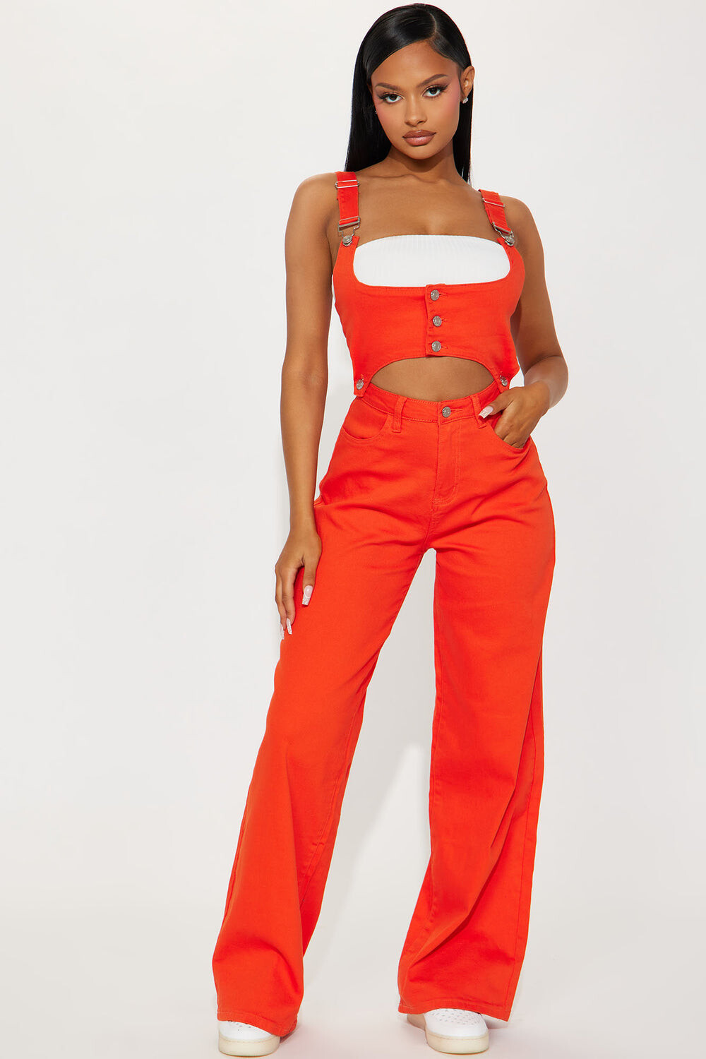 

Комбинезон Fashion Nova GW22C1614, оранжевый