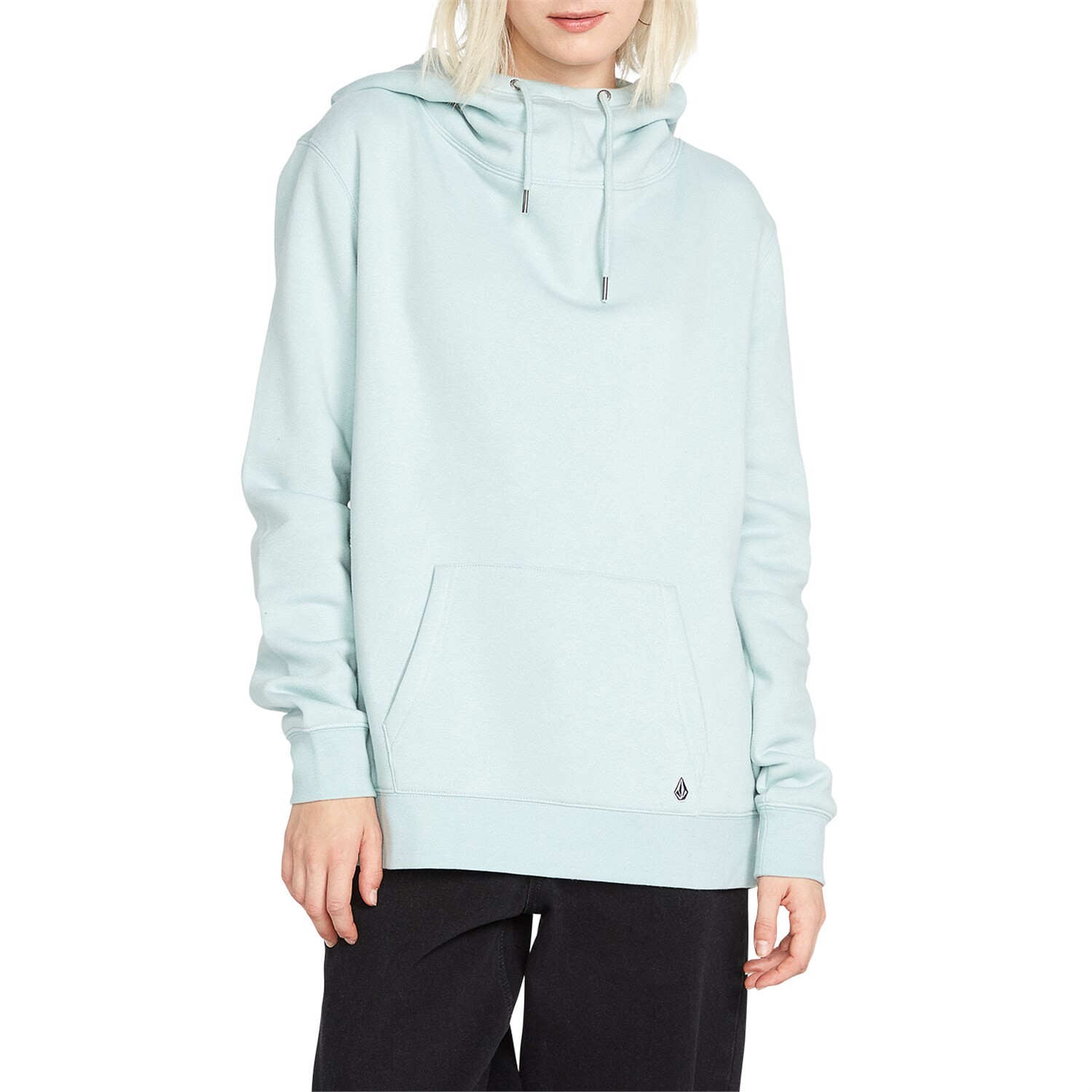 

Толстовка Volcom Walk It Out с капюшоном и высоким воротником, синий