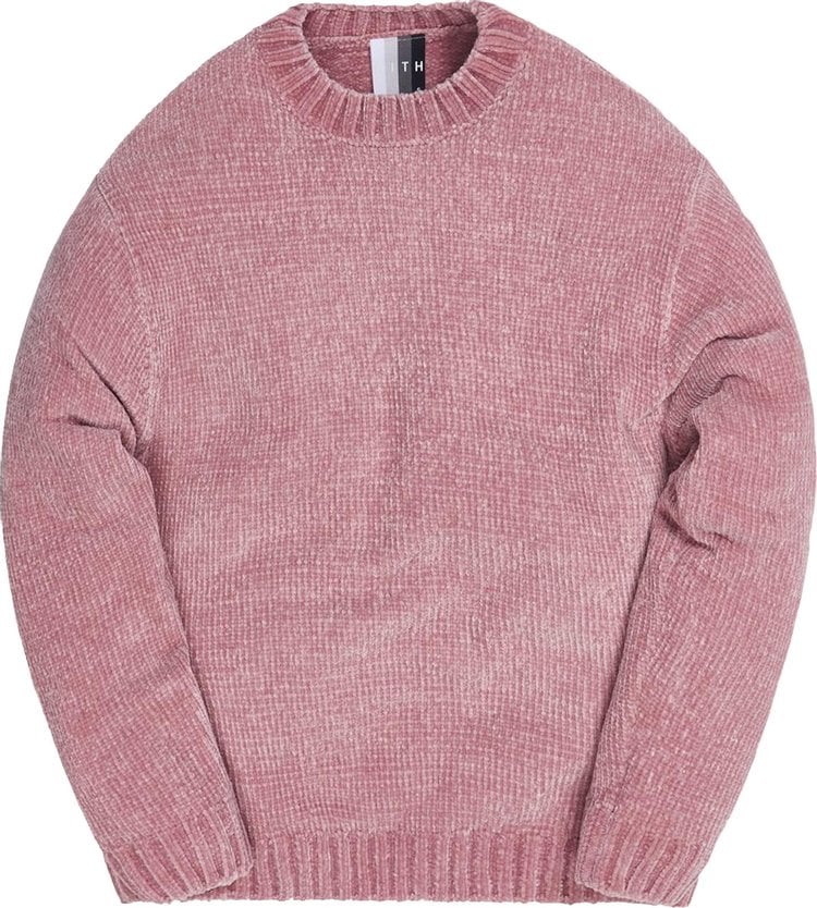 Толстовка Kith Meyer Chenille Crewneck 'Pale Mauve', розовый - фото