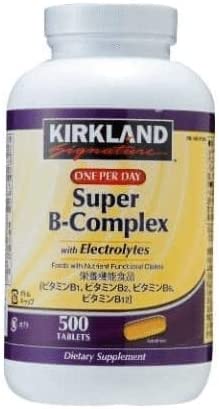 Комплекс витамин группы В Kirkland, 500 таблеток комплекс витаминов группы b mason natural с электролитами 60 таблеток