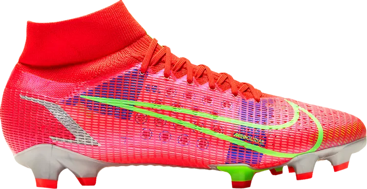 

Бутсы Nike Mercurial Superfly 8 Pro FG 'Bright Crimson Indigo Burst', оранжевый