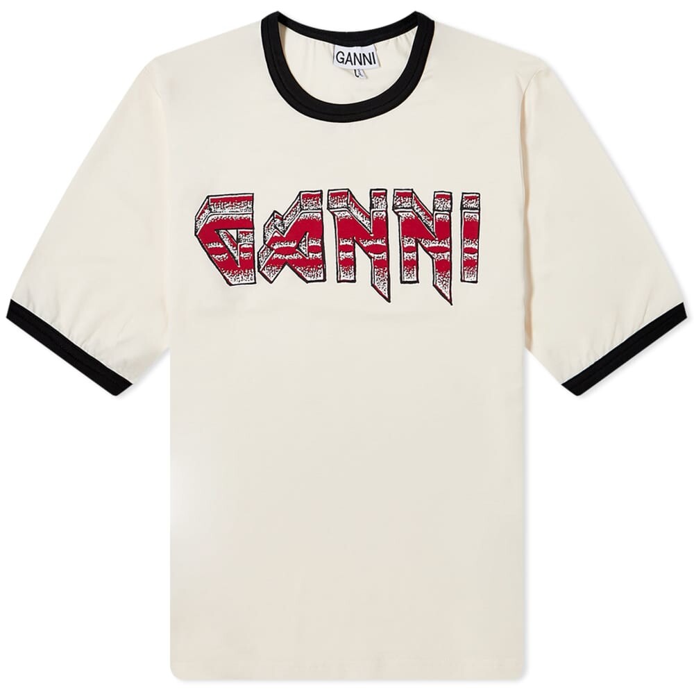 

Футболка GANNI Fitted Tee