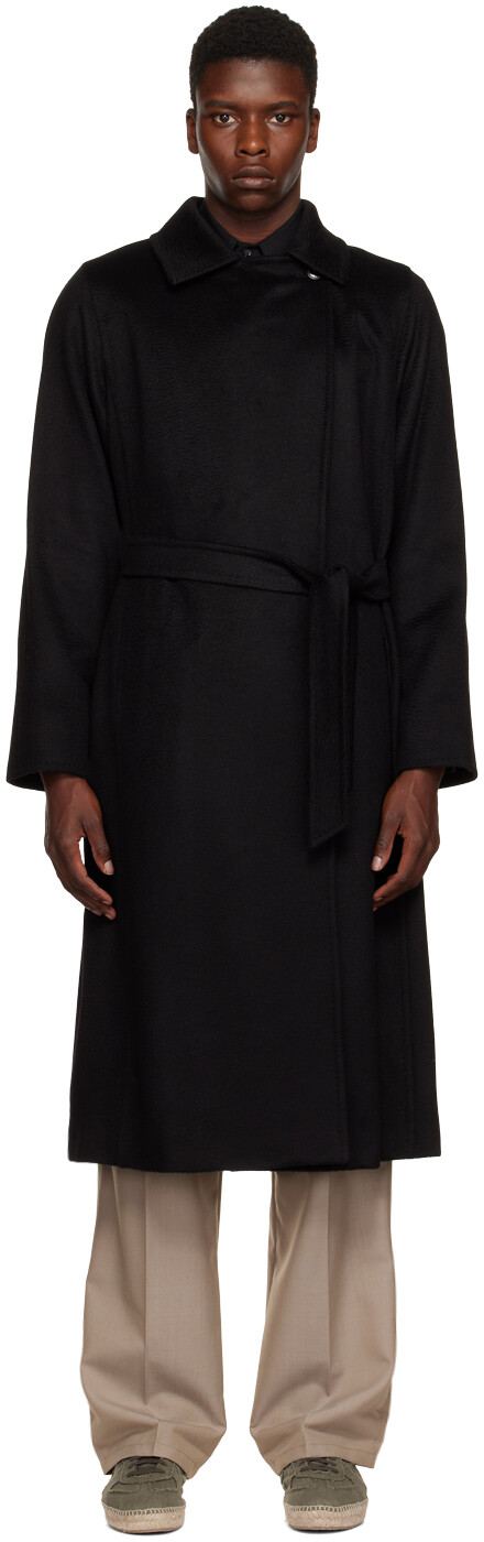 

Черное пальто Manuel Max Mara, Черный