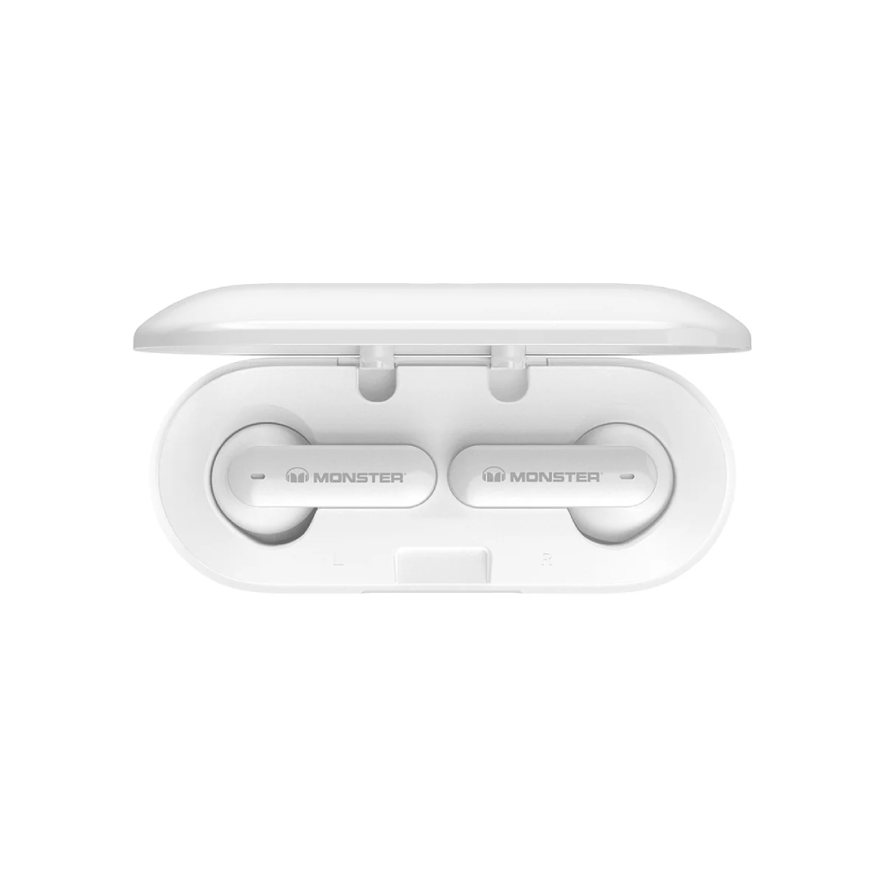 Наушники беспроводные Monster SuperSlim AirLinks True Wireless, белый беспроводные наушники monster n lite 110 airlinks white